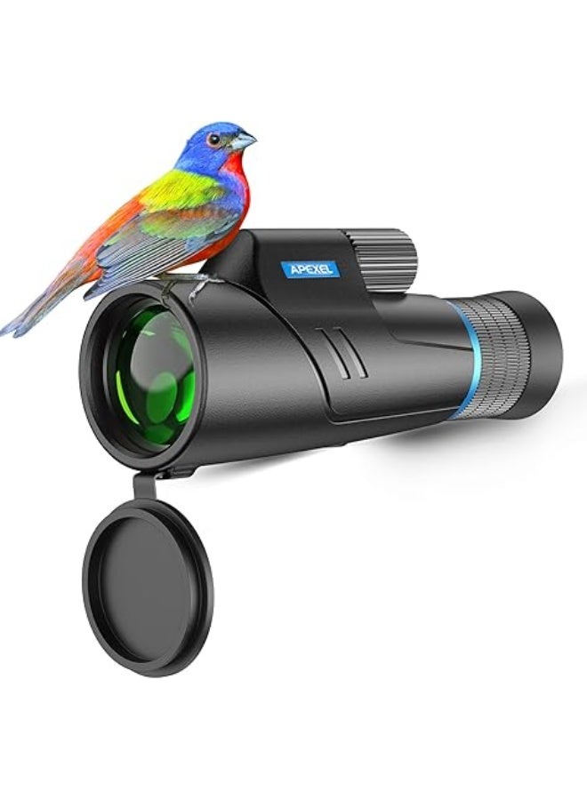 APEXEL 10-20 x 50 Optical Zoom Monocular Telescope, Professional Powerful High Visibility Monocular for Adults with BAK4 Prisms and FMC Lenses, Lightweight Monocular for Birdwatching, Hunting, Camping - Image 1